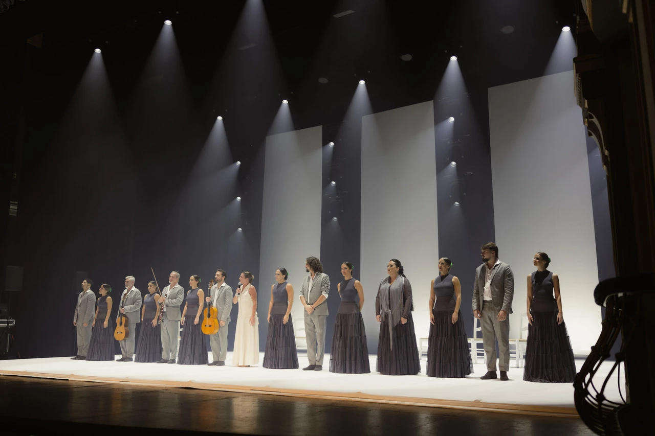 Espectáculo Infinita de Sara Baras en el Teatro Cervantes de Málaga