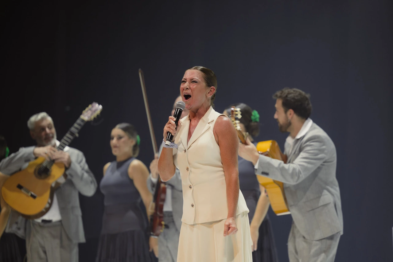 Espectáculo Infinita de Sara Baras en el Teatro Cervantes de Málaga