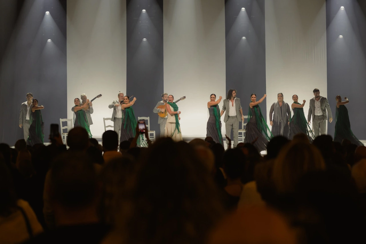 Espectáculo Infinita de Sara Baras en el Teatro Cervantes de Málaga