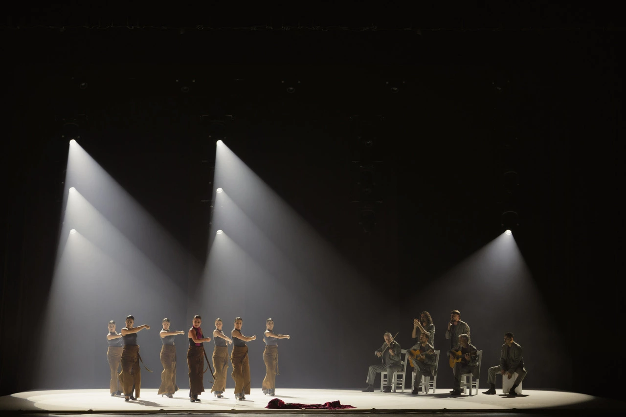 Espectáculo Infinita de Sara Baras en el Teatro Cervantes de Málaga