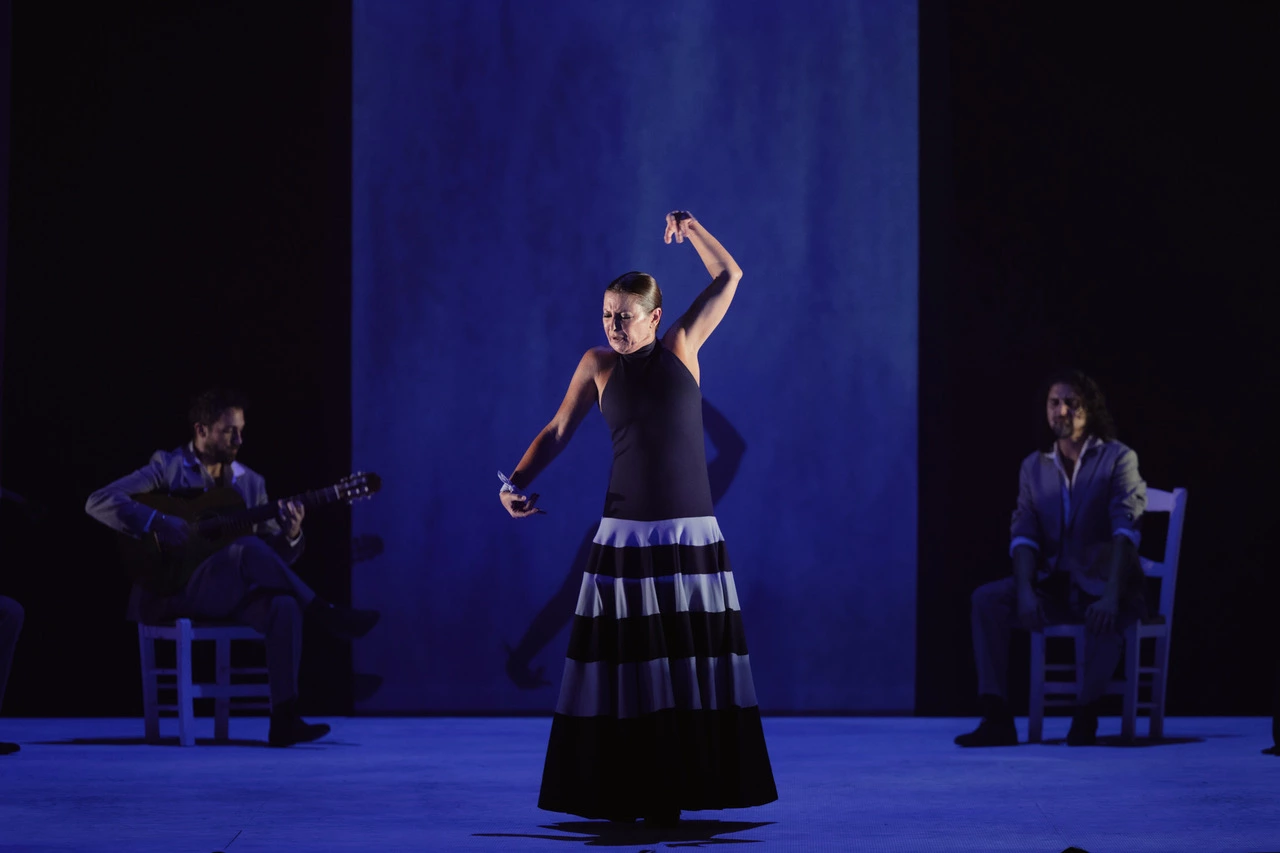 Espectáculo Infinita de Sara Baras en el Teatro Cervantes de Málaga