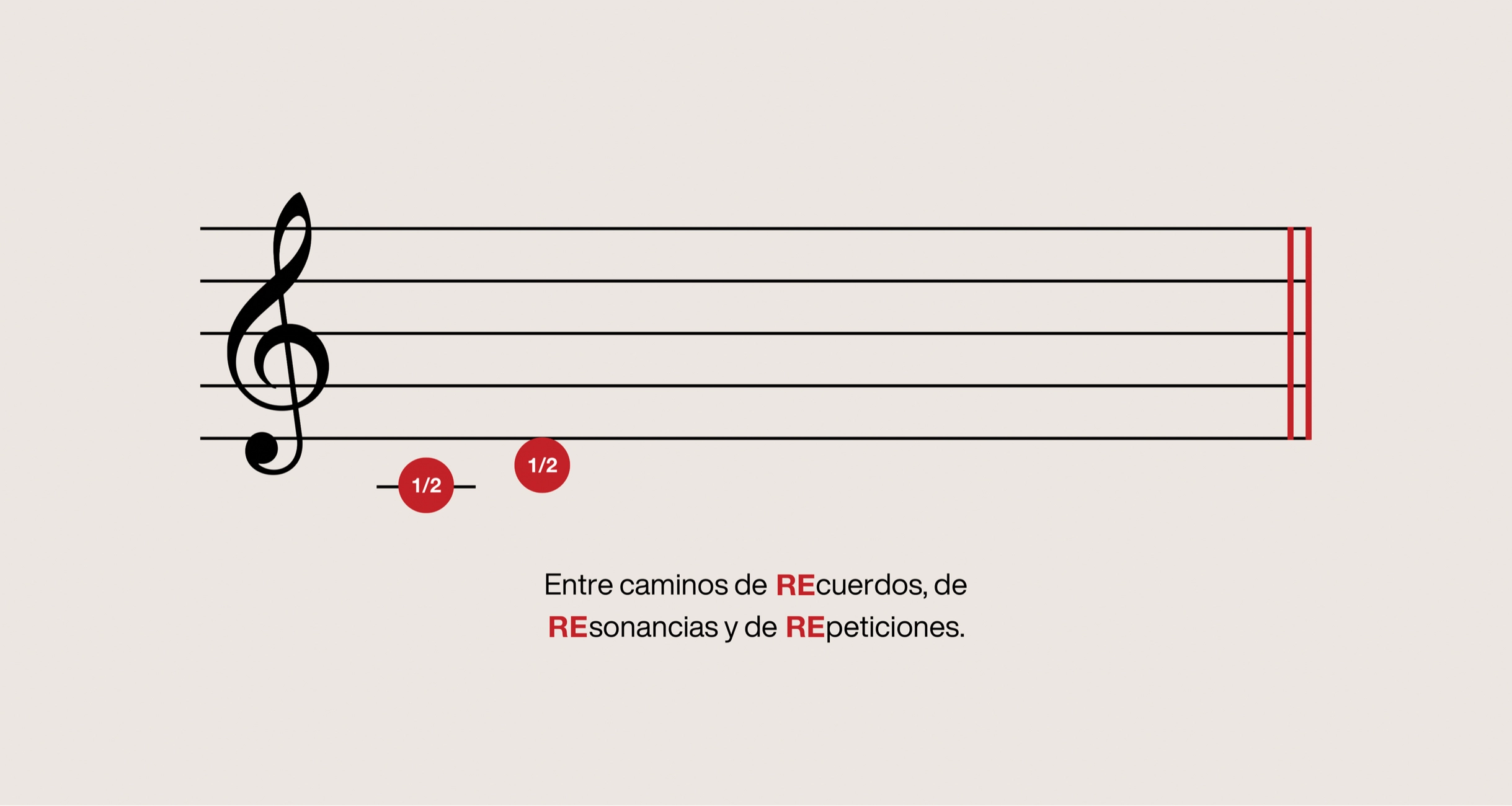 Pentagrama de 1/2 Tono con una frase de la editorial (2)